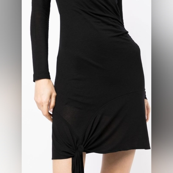 11. NWT HELMUT LANG Ruched Mini Dress Size Small - Picture 4 of 7